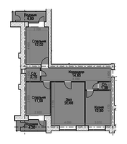 3 комнатная квартира, 80 кв м, Сейфуллина-Бейсекова, 1100 у.е.
